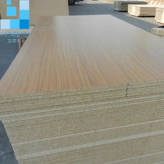 12mm and 18mm Solid Color Red Color Melamine Chipboard Particle Board 