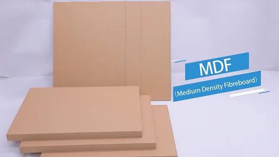 1220X2440mm*16mm/17mm/18mm Waterproof Furniture Grade Melamine Laminated Medium Density Fiberboard MDF Wall Panel 