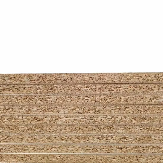 Melamine Laminated Particle Board for Panel Furniture/Plain Particle Board/Different Colors Chip Board